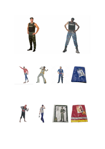 Kinky Role Play Male B Mix Box 10 Models - Various Sizes M / L / XL Total 30 Pcs Carton