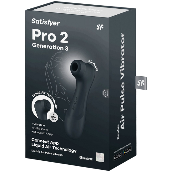 Satisfyer - Bestseller Model - Pro 2 Generation 3 Air pulse Stimulator + Vibration - Airsucker