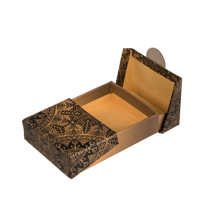 Kinky Pleasure - B105 - Jewelry Box With Brown Motif - 12x8cm