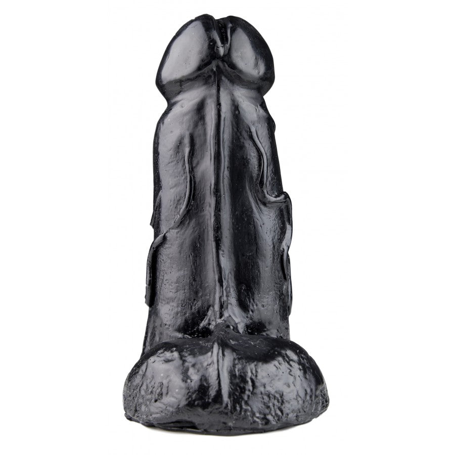 XXLTOYS - Borealis - XXL Dildo - Insertable length 17 X 9 cm - Black - Made in Europe