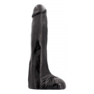 XXLTOYS - Zeus - Large Dildo - insertable length 24 X 6 cm - Black - Made in Europe