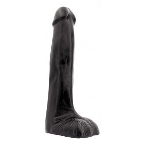 XXLTOYS - Zeus - Large Dildo - insertable length 24 X 6 cm - Black - Made in Europe