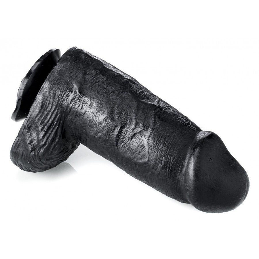 XXLTOYS - Shensan - XXL Dildo - Insertable length 18 X 8 cm - Black - Made in Europa
