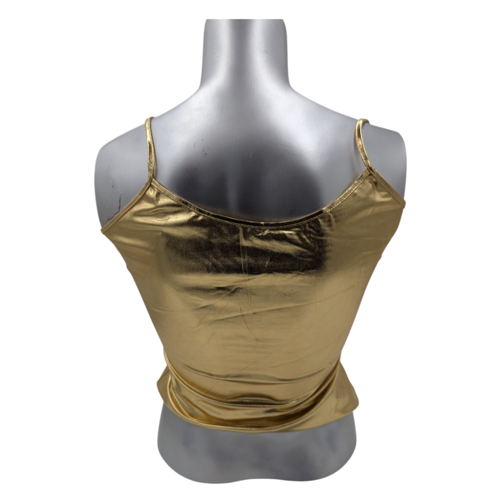 Kinky Glossy Gold Top