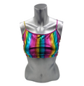 Kinky Glossy Rainbow Slim Top