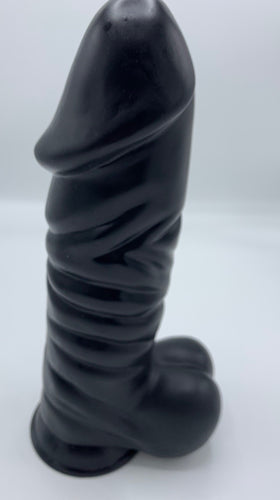 XXLTOYS Uncle Tom - XXL Realistic Dildo with huge balls - Insertable length 27 cm x 7 cm - Dia with balls 14 cm - Length huge size 32 cm - Black