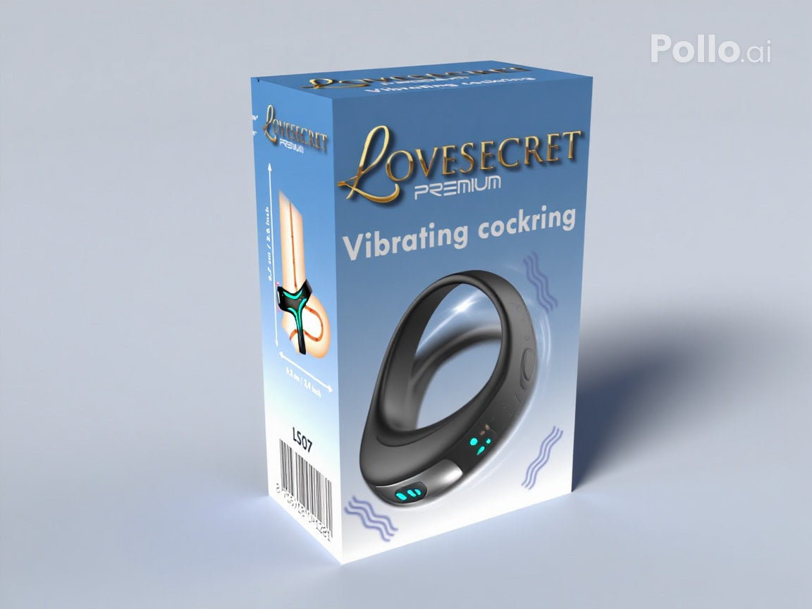 Lovesecret Premium – LS07 – Vibrating Cockring 3-in-1 – Rechargeable & Waterproof