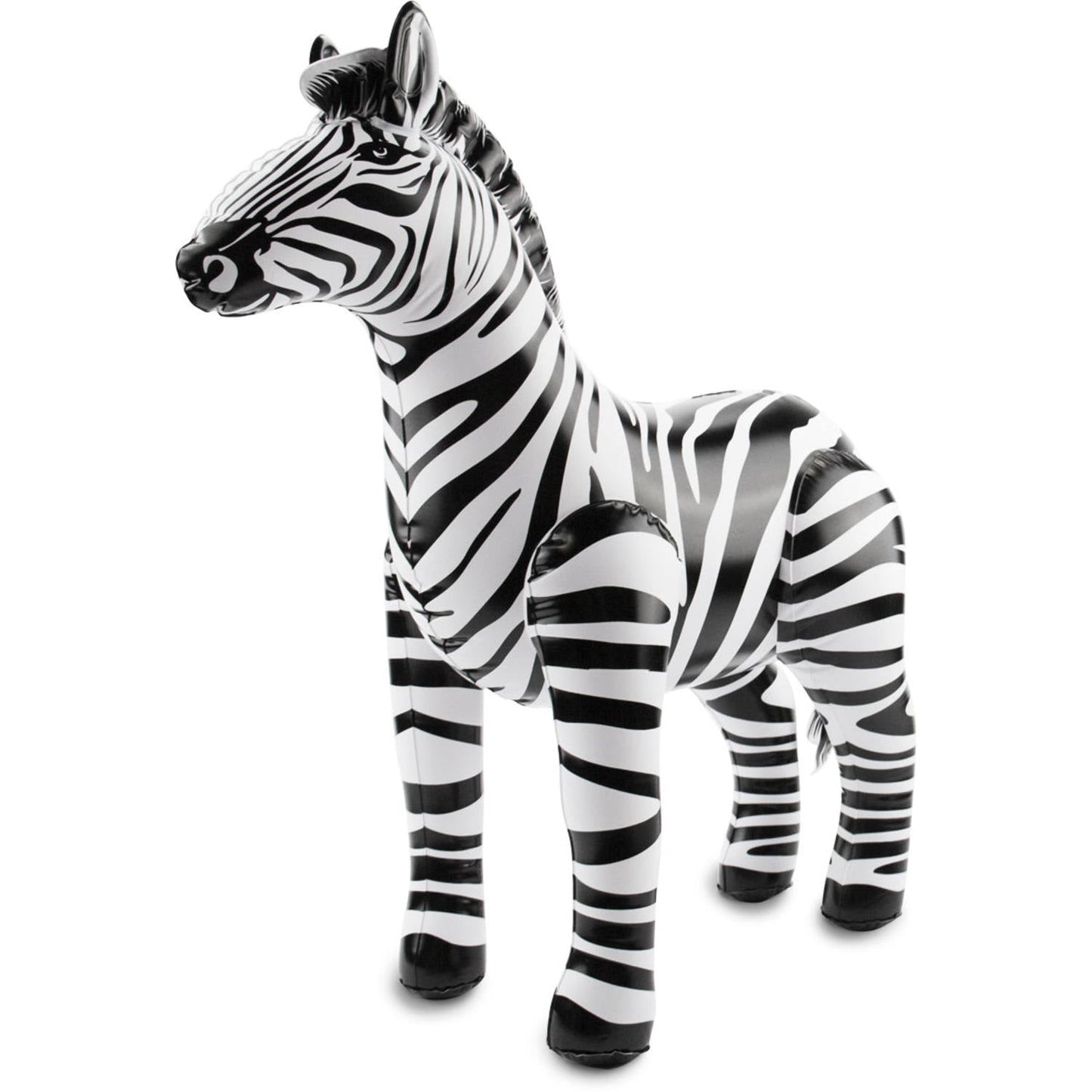 Kinky Pleasure - FT114 - Inflatable Zebra - White & Black - 1 Piece