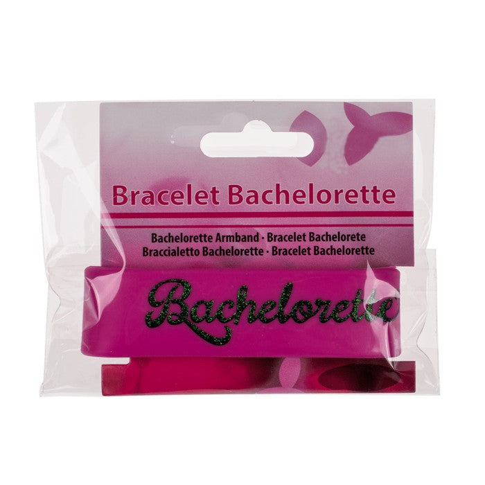 Kinky Pleasure - OB006 - Bracelet ''Bachalorette'' - Pink - Rubber - 10 Pieces