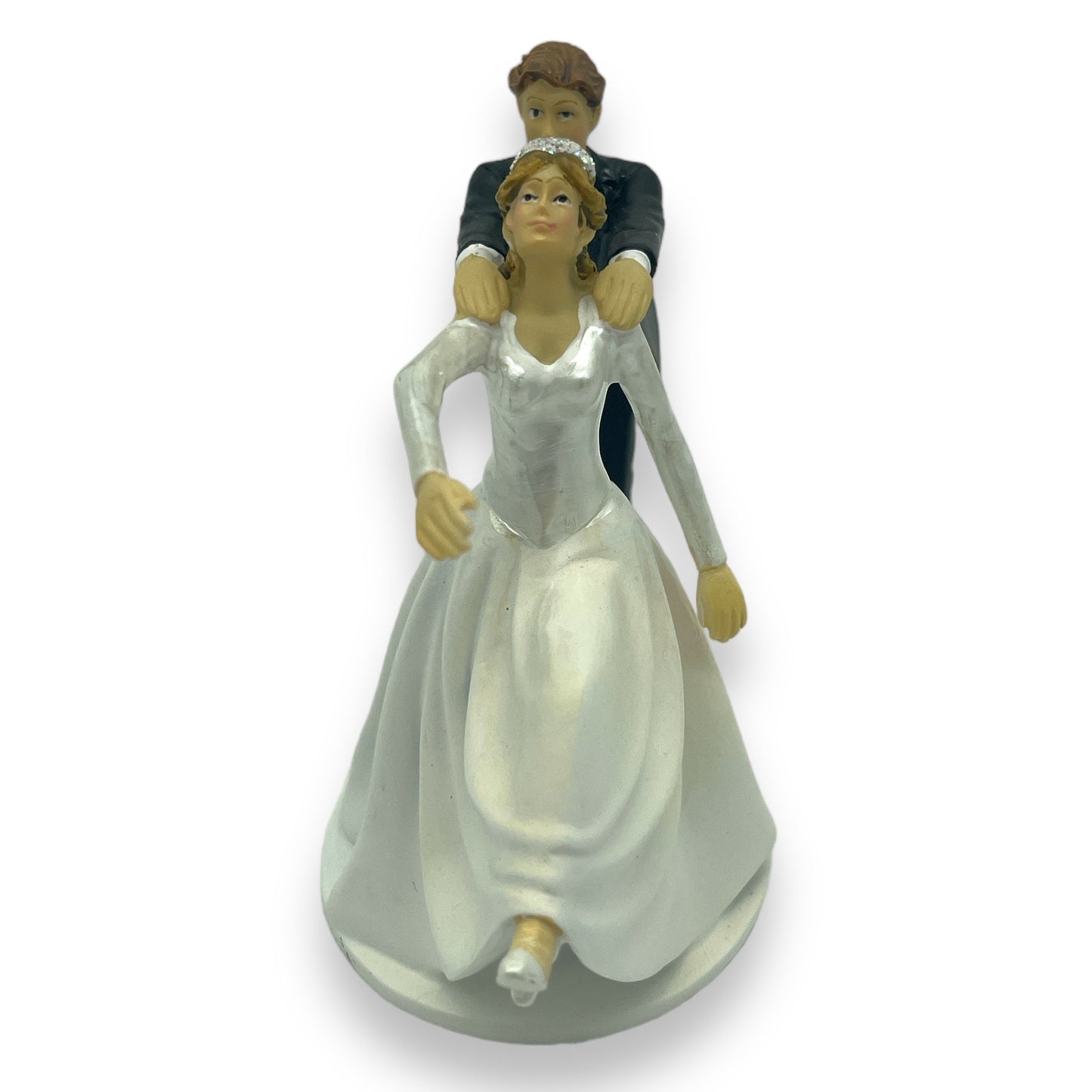 Kinky Pleasure - G011 - Romantic Hand-Painted Wedding Cake Topper - Multicolor - 1 Piece