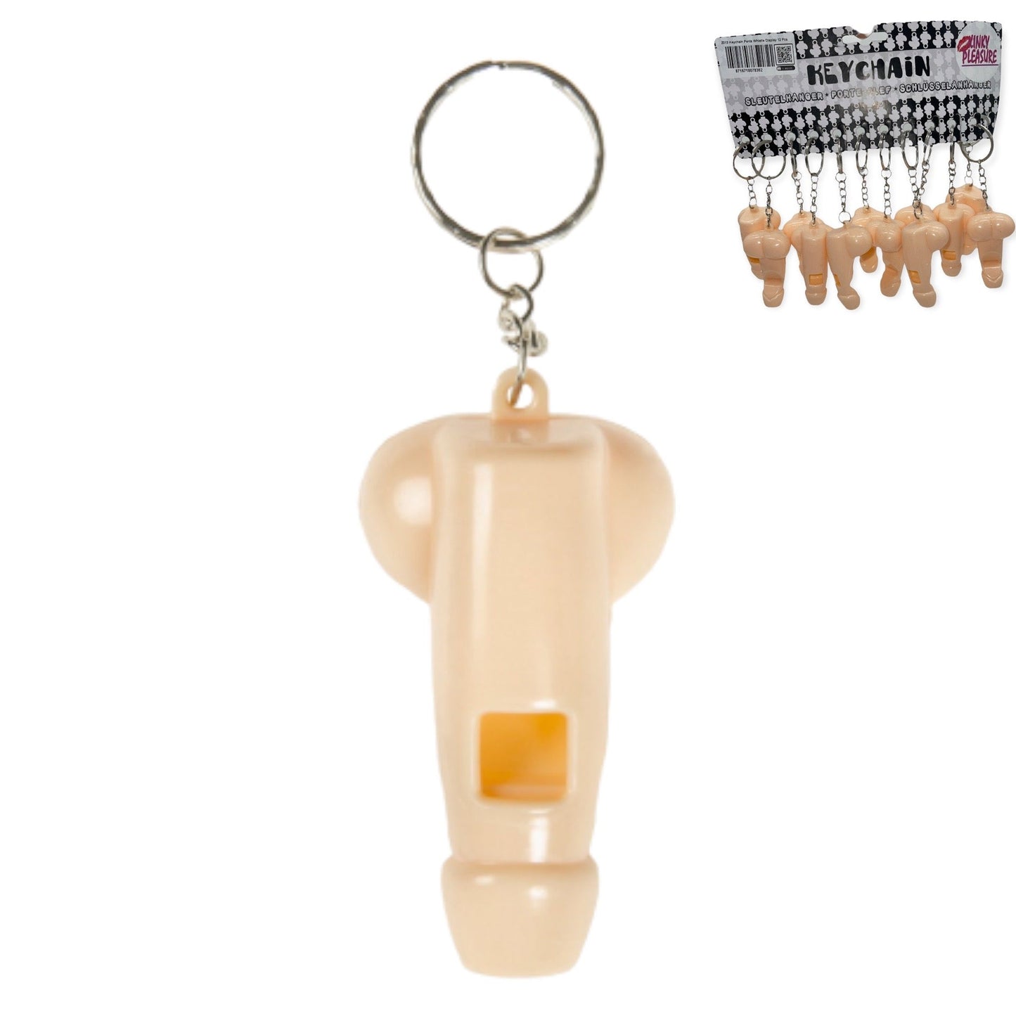 Kinky Pleasure - Z012 - Z013 - Keychain Penis Whistle - 2 Models.
