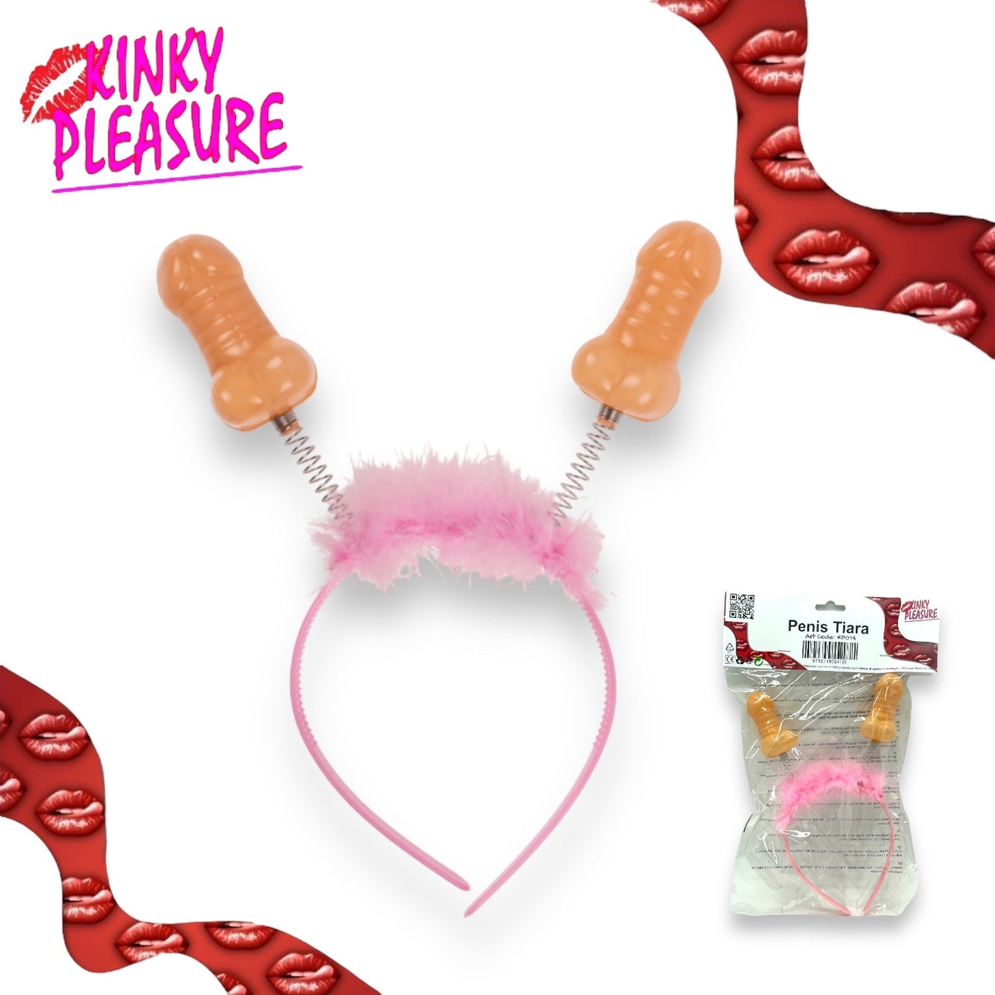 Kinky Pleasure - KP014 - FT009 - PL094 - OB099 - Penis Tiara's - 1 Piece