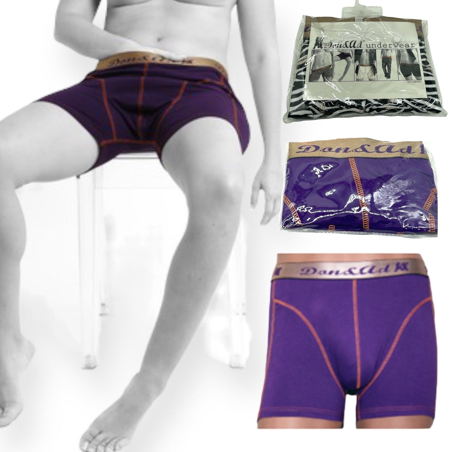 Kinky Pleasure - Don & Ad Underwear - 5 Colours - 4 Sizes - 1 Piece