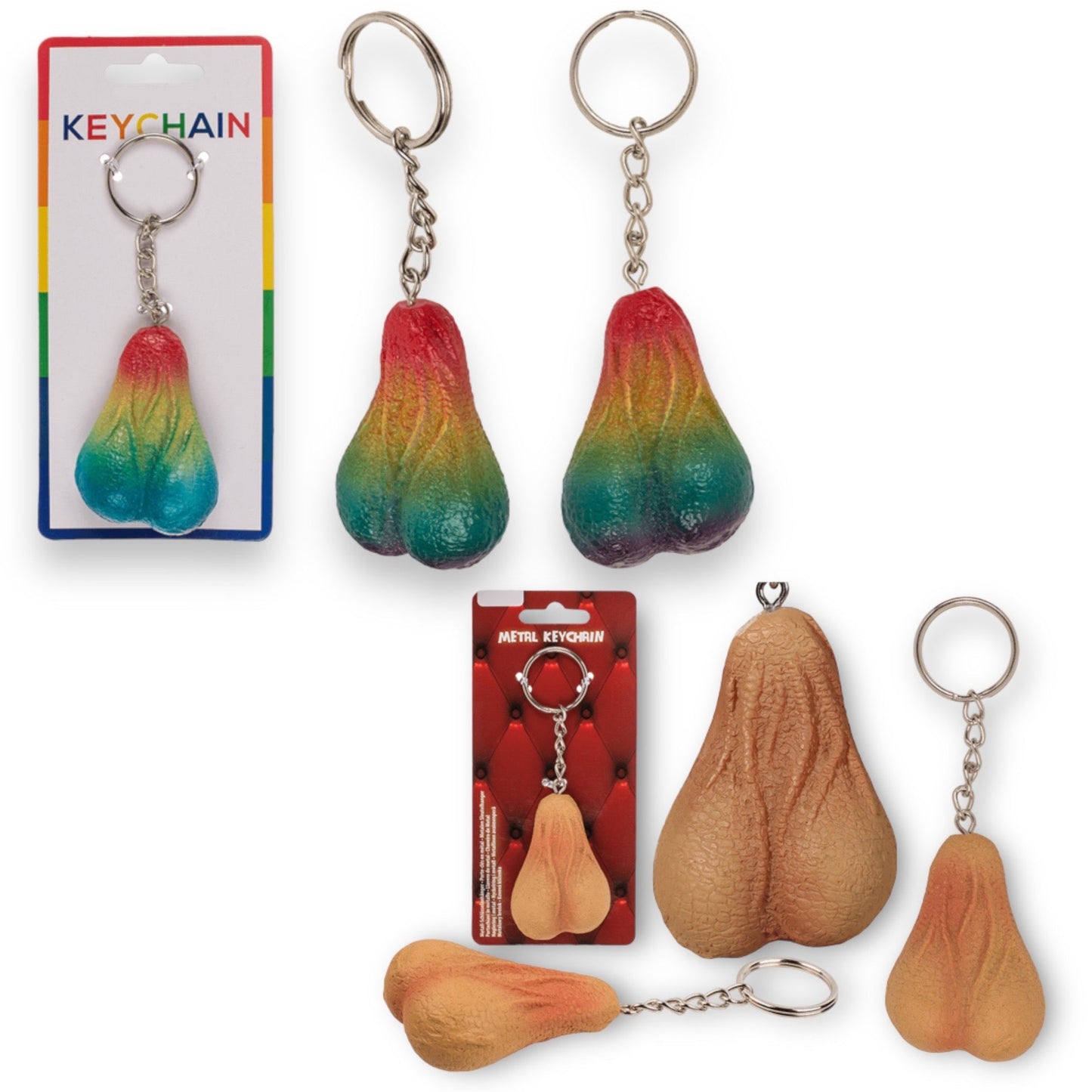 Kinky Pleasure - OB092/93 - Keychain Balls - 2 Colours