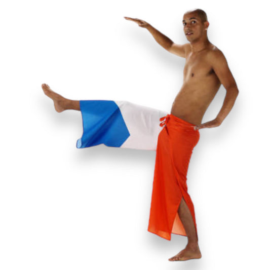 Kinky Pleasure - FT116 - Capoeira Flag Pants - Multicolored - 1 Piece