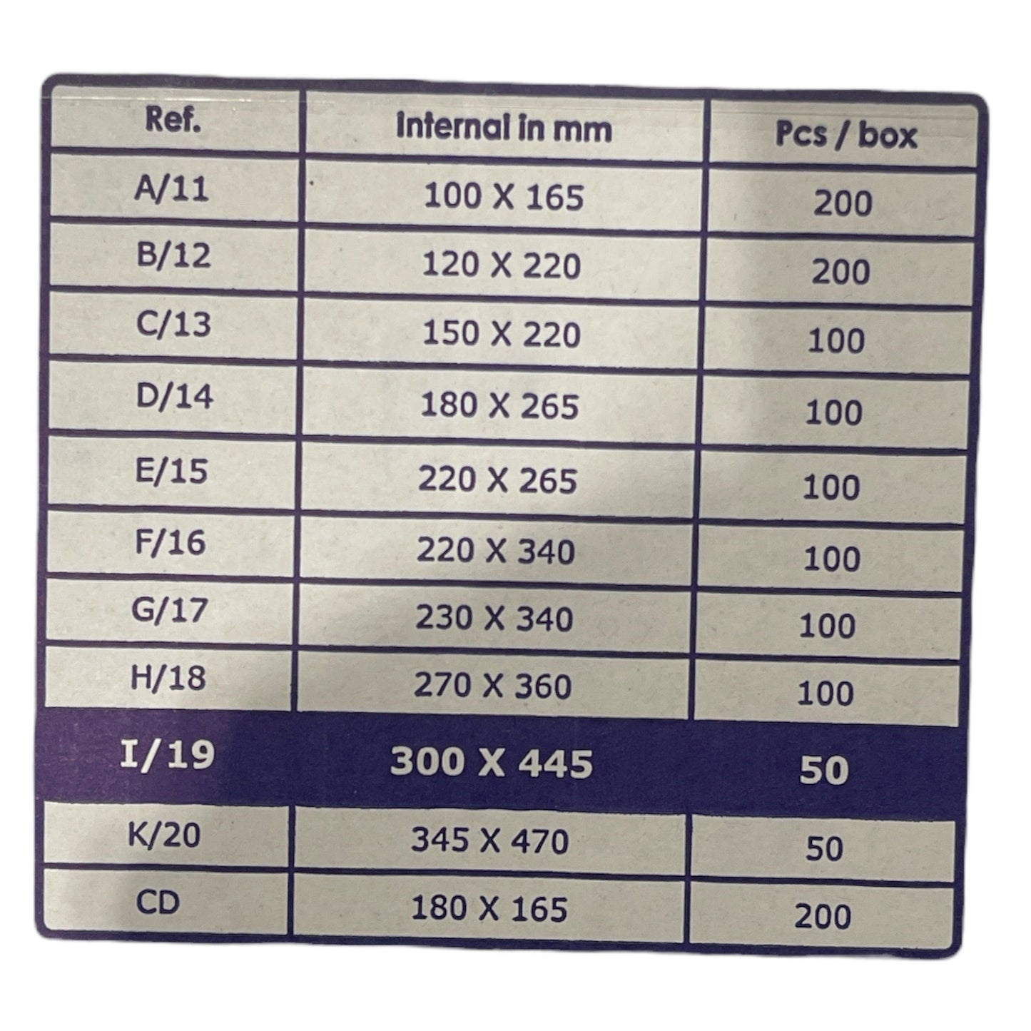 Timmy Toys - VD005 - A11 Air Cushion Envelopes - 100x165mm - 200 Pieces