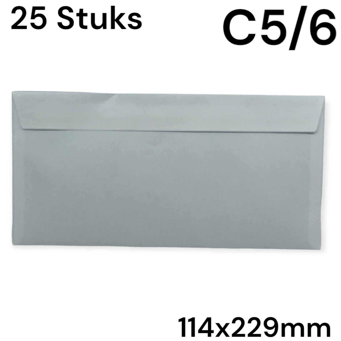 Timmy Toys - VD029 - C5/C6 Envelope - White - 114x229mm - 25 Pack - 1 Piece