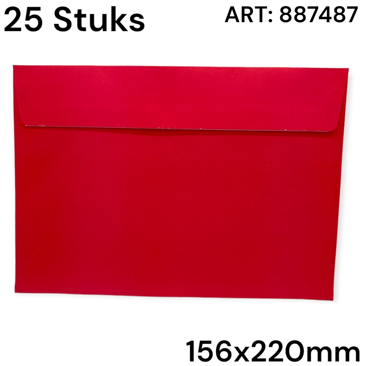 Timmy Toys - VD017 - Red Envelopes 25pcs - 156x220mm - 1 Piece