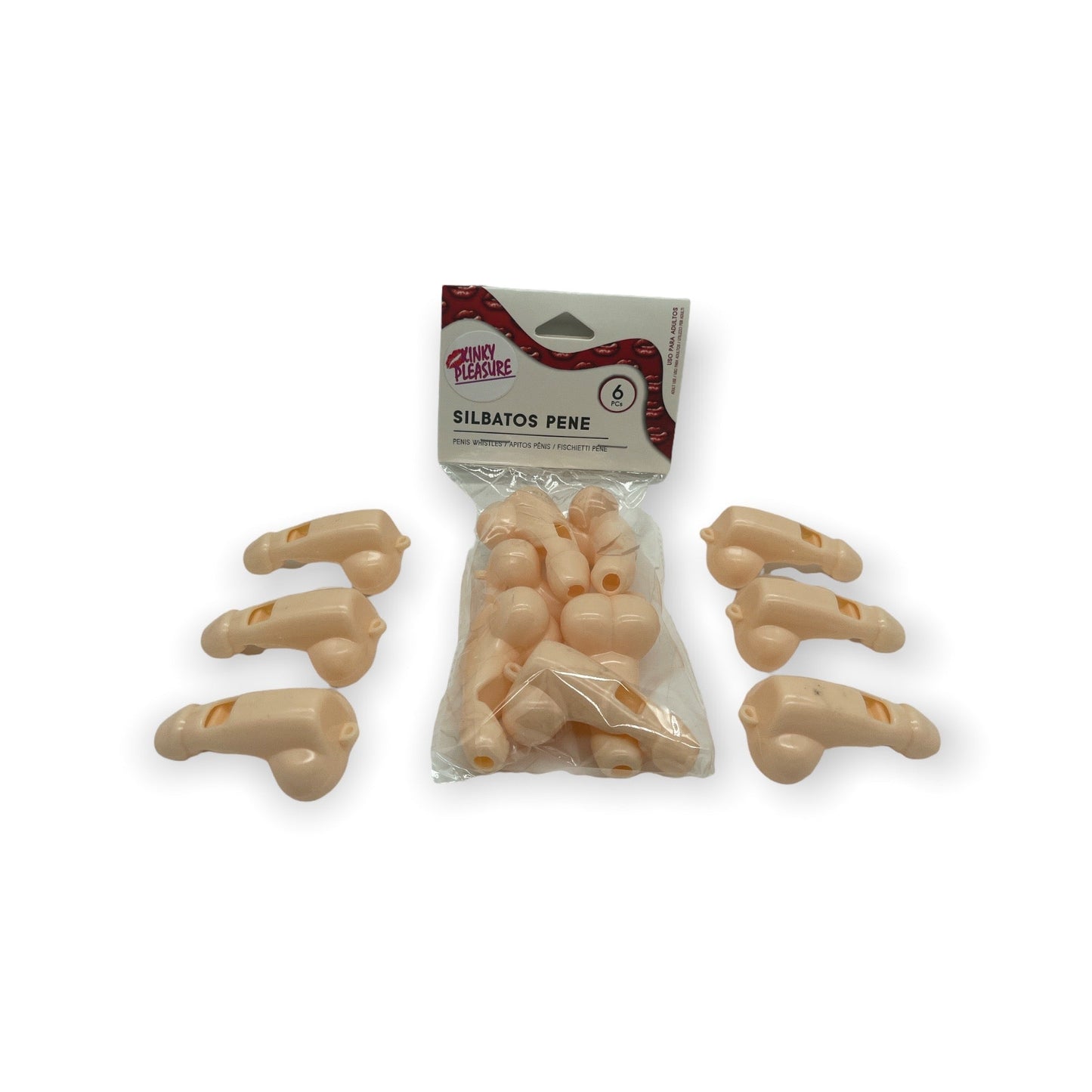 Kinky Pleasure - PL029 - Penis Whistle 6 Pcs - 1 Piece