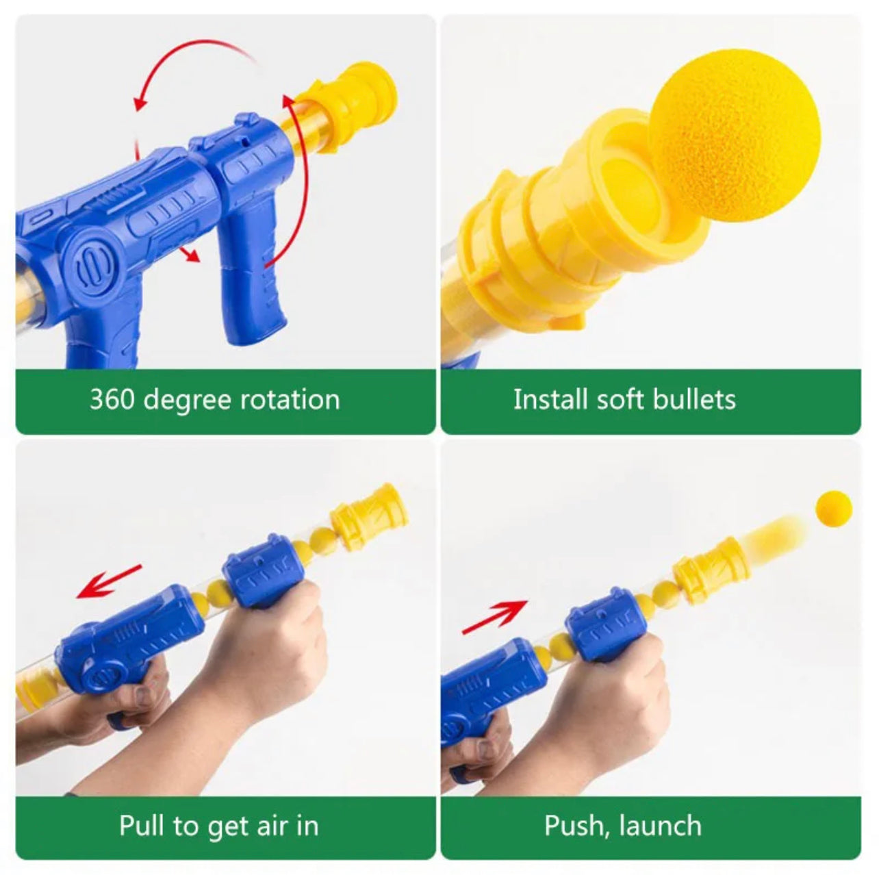 Timmy Toys - AX067 - Shoot The Duck - Shooting Game - 2 Guns - 1 Duck