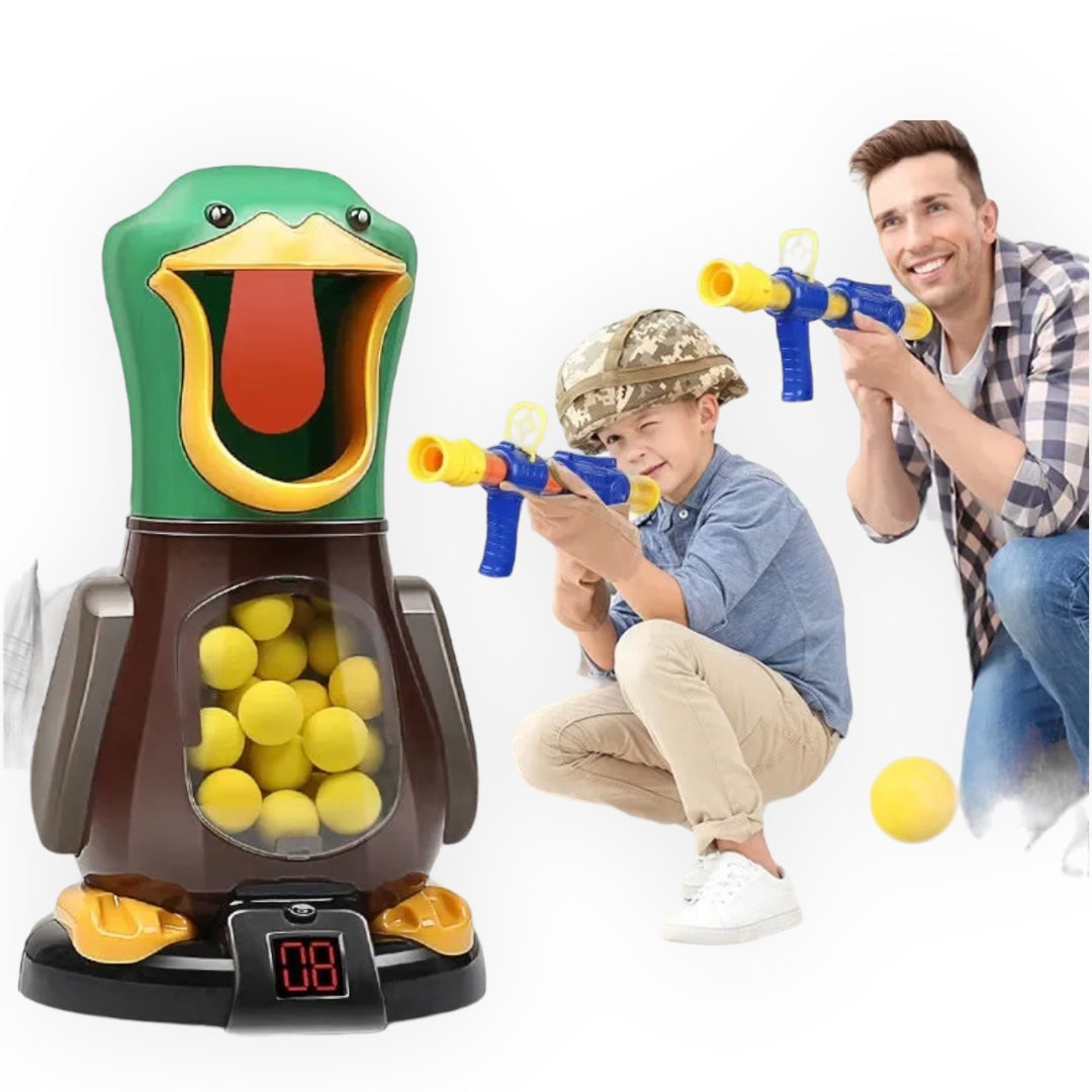 Timmy Toys - AX067 - Shoot The Duck - Shooting Game - 2 Guns - 1 Duck