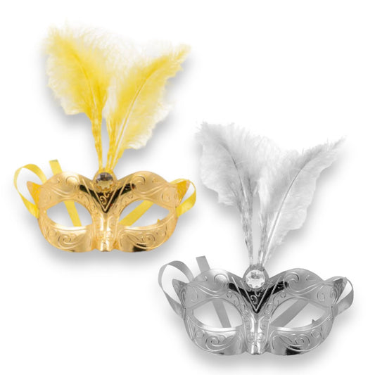 Kinky Pleasure - FT074 - Venetiaans Mask - 2 Colours - 1 Piece