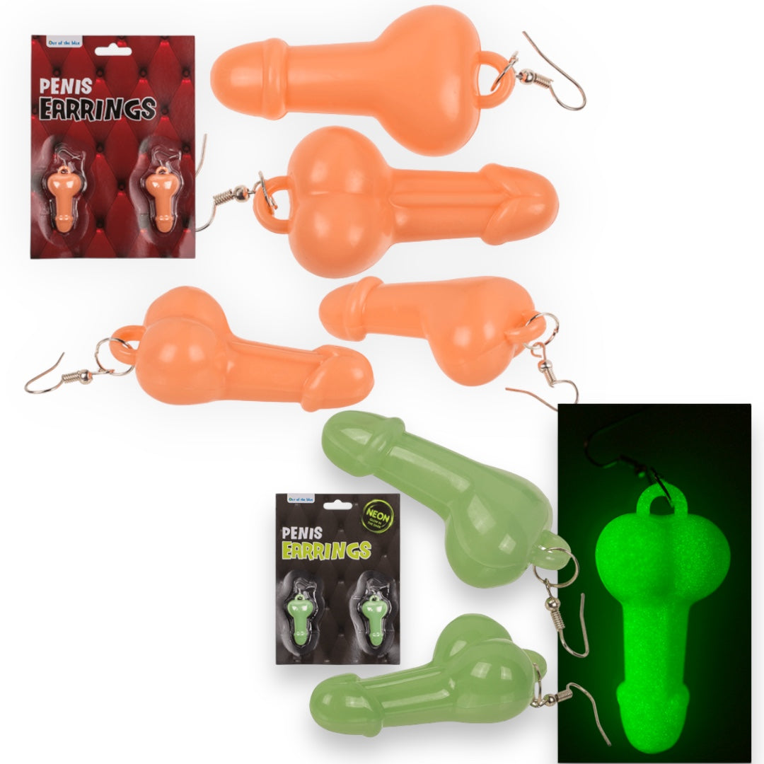 Kinky Pleasure - OB097/98 - Penis Earring 1 Pair 2 Models