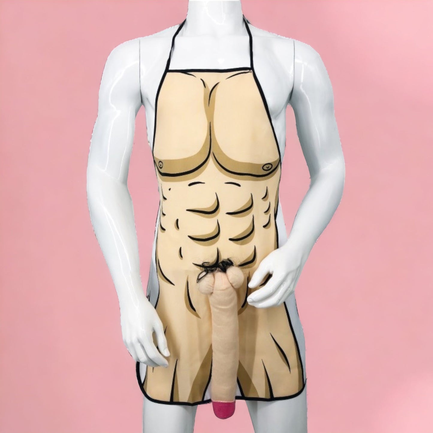 Kinky Pleasure - PL005 - Apron Mega Penis - Beige