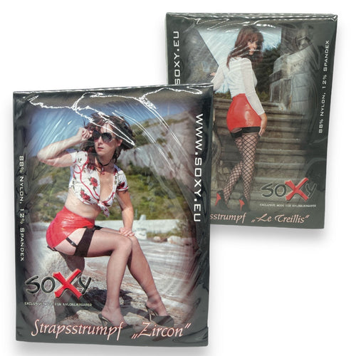 Kinky Pleasure - G003 - Soxy Black Panty Tights - 3 Models - 1 Piece