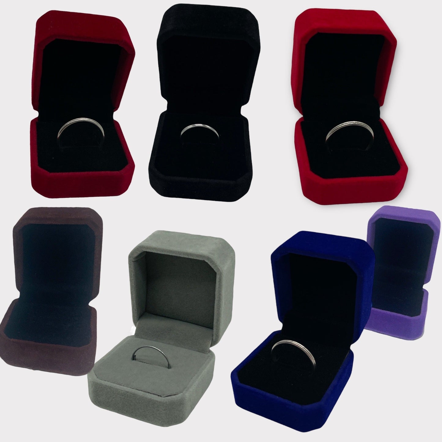 Kinky Pleasure - AX001 - Wedding Ring Boxes - 5x5cm - 6 Colours - 1 Piece