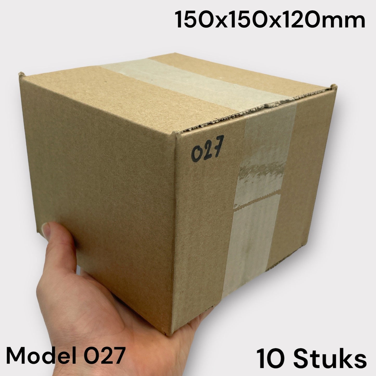 Timmy Toys - Shipping Box - Brown - Model 027 - 150x150x120mm - 10 Pieces
