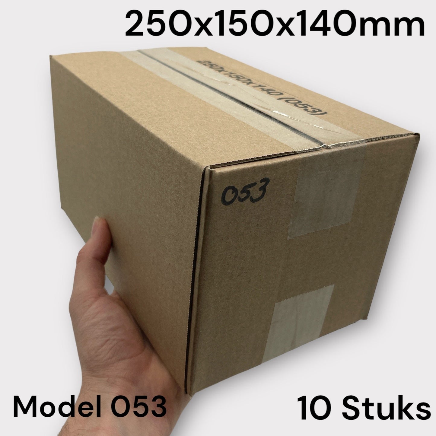 Timmy Toys - Shipping Box - Brown - Model 053 - 250x150x140mm - 10 Pieces
