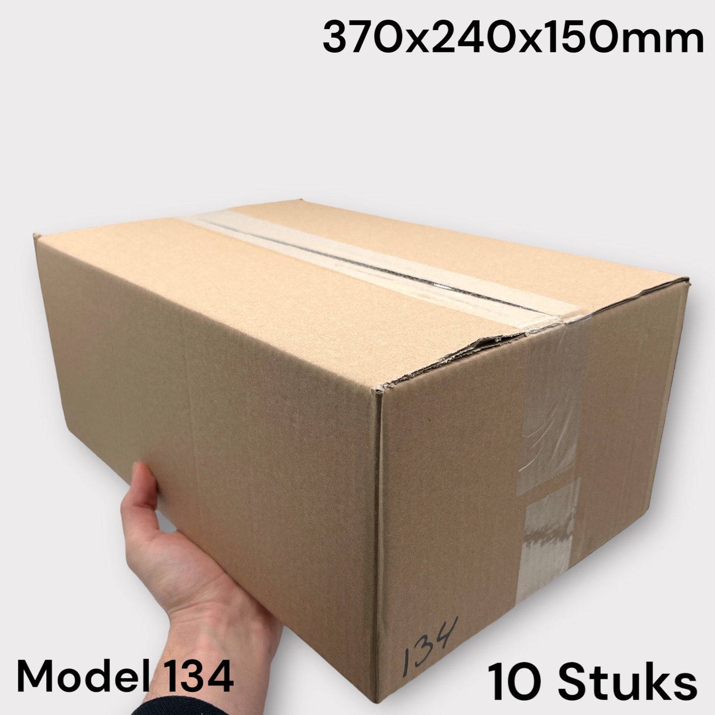 Timmy Toys - Shipping Box - Brown - Model 134 - 370x240x150mm - 10 Pieces