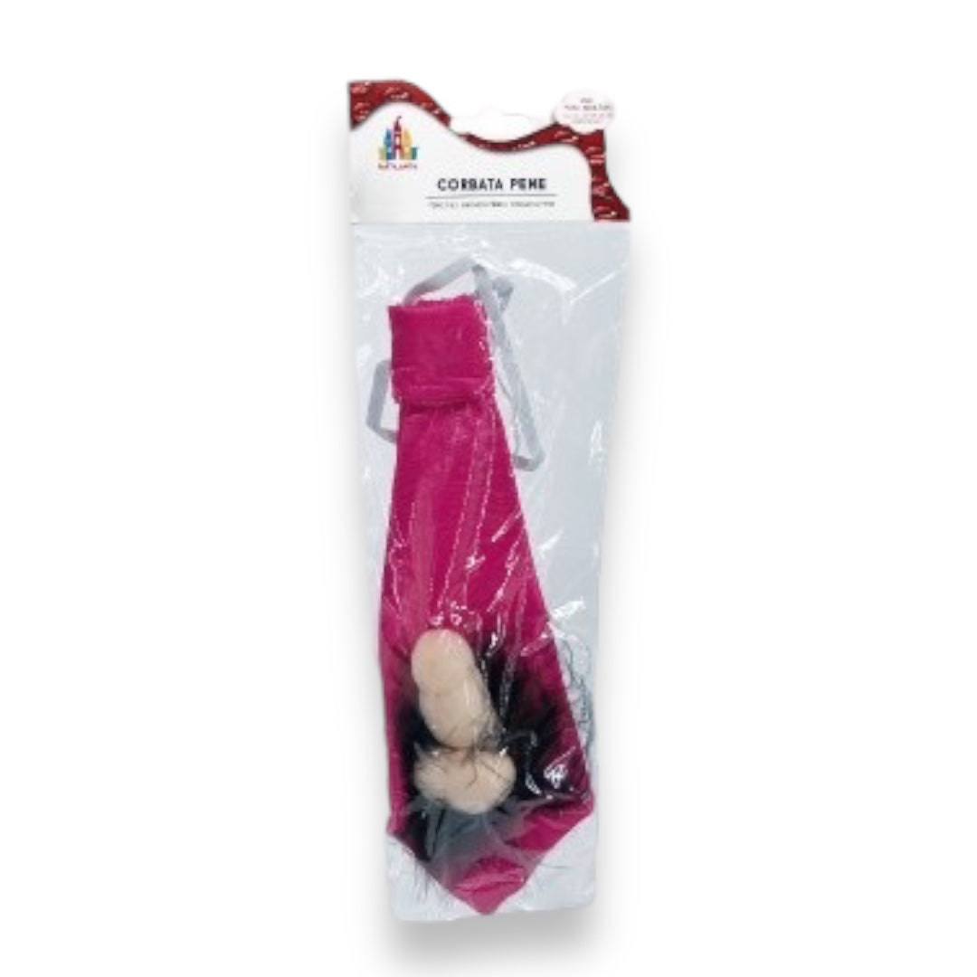 Kinky Pleasure - PL034 - Penis Funnie Tie - Pink - 1 Piece