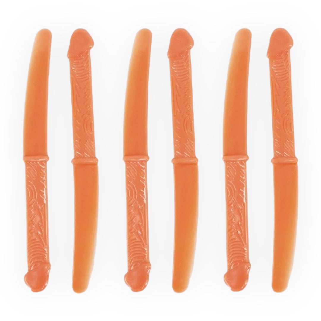 Kinky Pleasure - PL045 - Penis cutlery - 6 Pieces - 3 Models