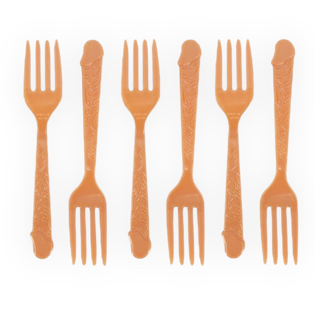 Kinky Pleasure - PL045 - Penis cutlery - 6 Pieces - 3 Models