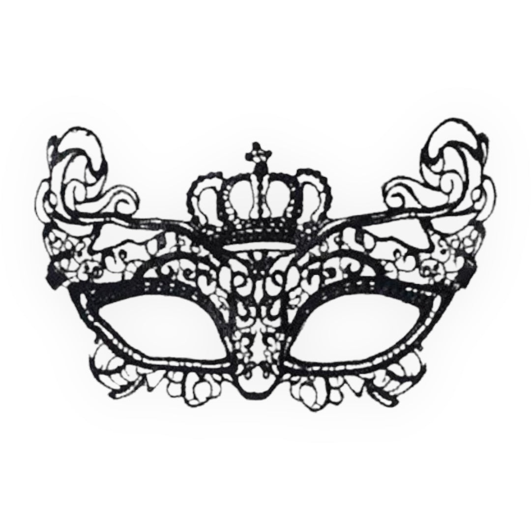 Kinky Pleasure - PL054 - Venetiaans Mask With Crown Patern
