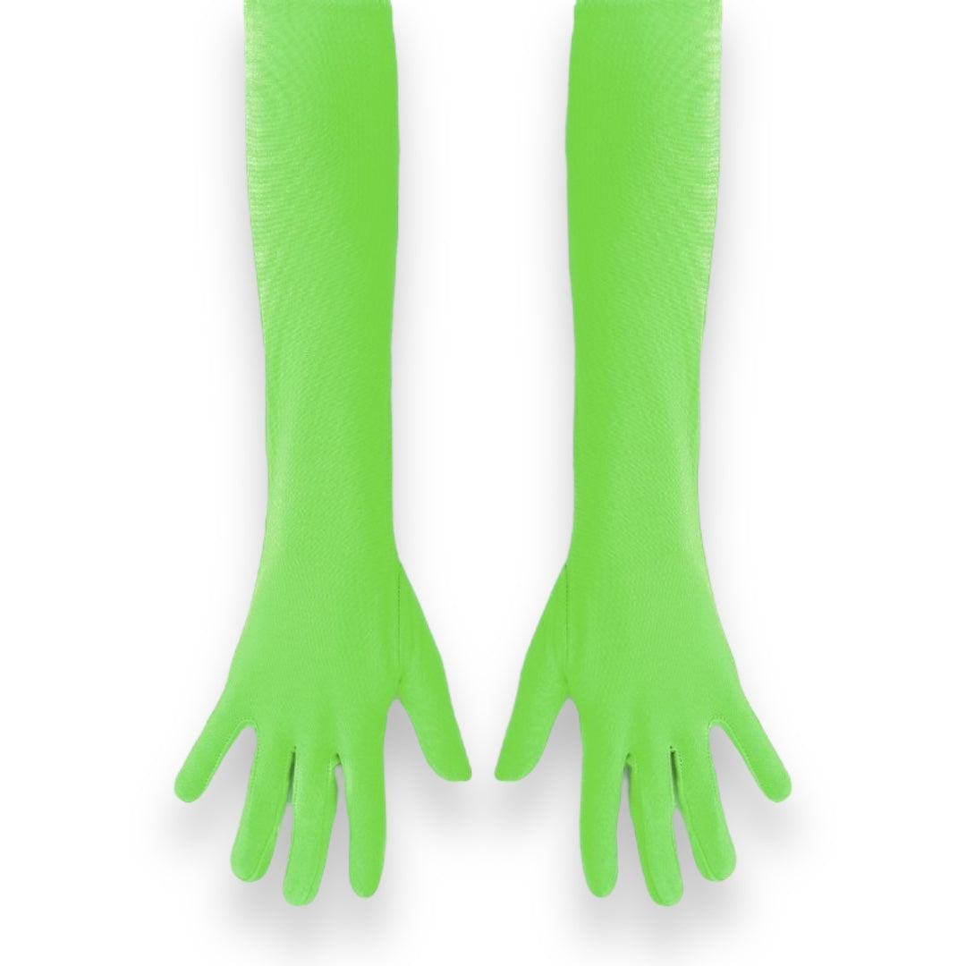 Kinky Pleasure - PL079 - Hand Gloves Long Soft - Green