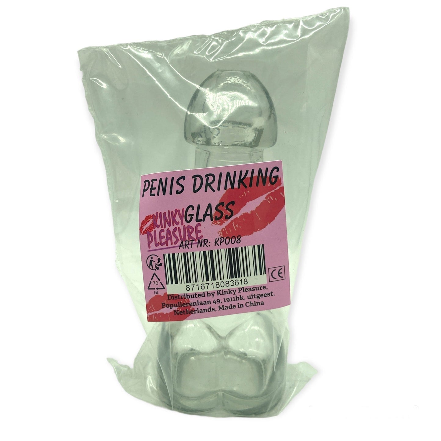 Kinky Pleasure - KP008 - Penis Drinking Glass - 15cm - 1 Piece