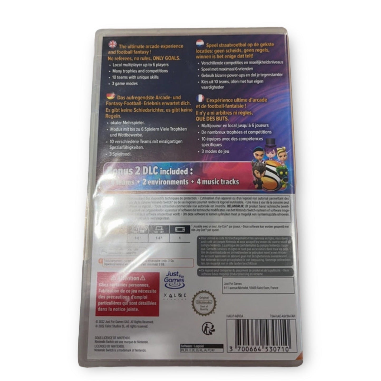 Nintendo Switch Super Kickers League Ultimate . DOWNLOAD CODE INSIDE.