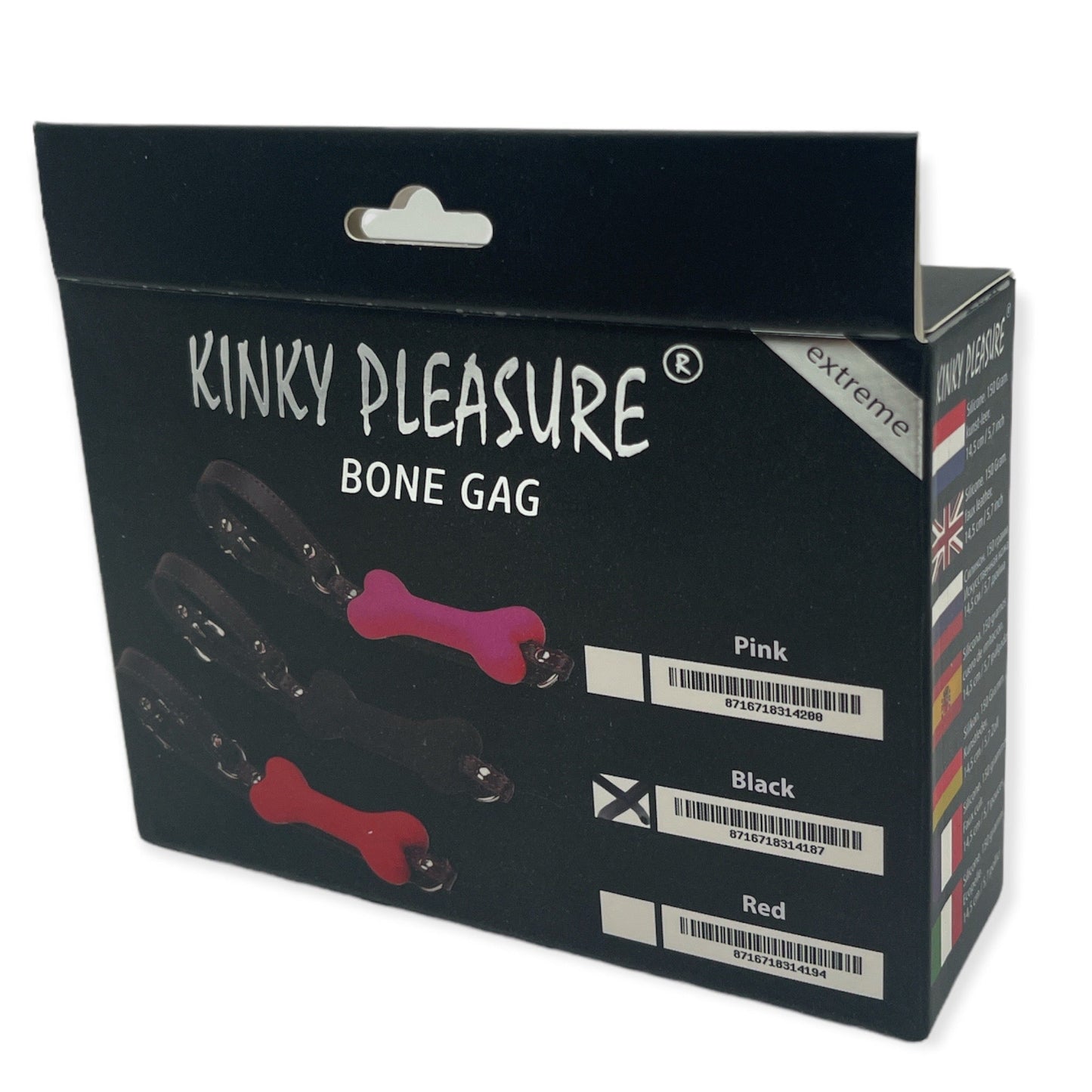 Kinky Pleasure - KP001 - Bone Gag - 3 Colours