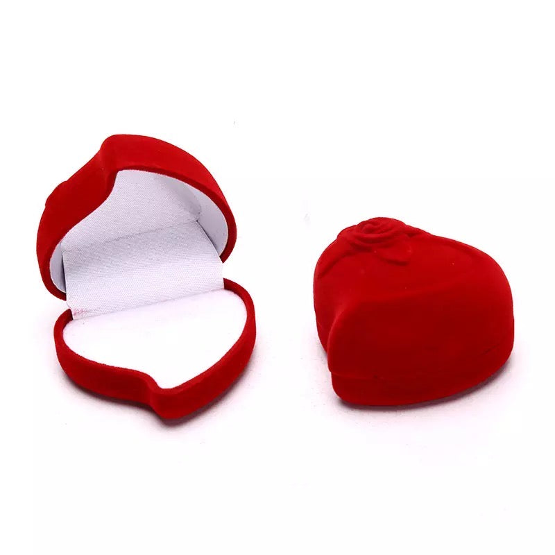 Kinky Pleasure - AX021 - Wedding Ring Box Heart - 4,5cm - Red - 1 Piece