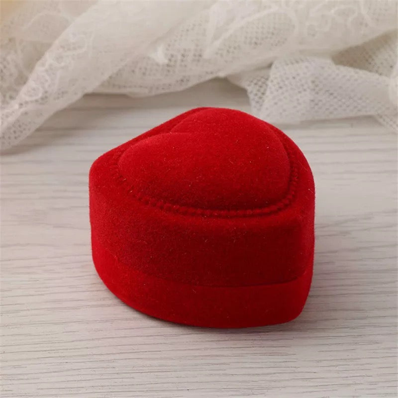 Kinky Pleasure - AX021 - Wedding Ring Box Heart - 4,5cm - Red - 1 Piece