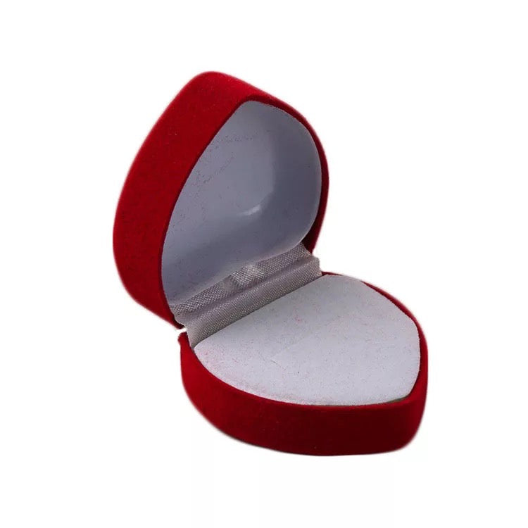 Kinky Pleasure - AX021 - Wedding Ring Box Heart - 4,5cm - Red - 1 Piece