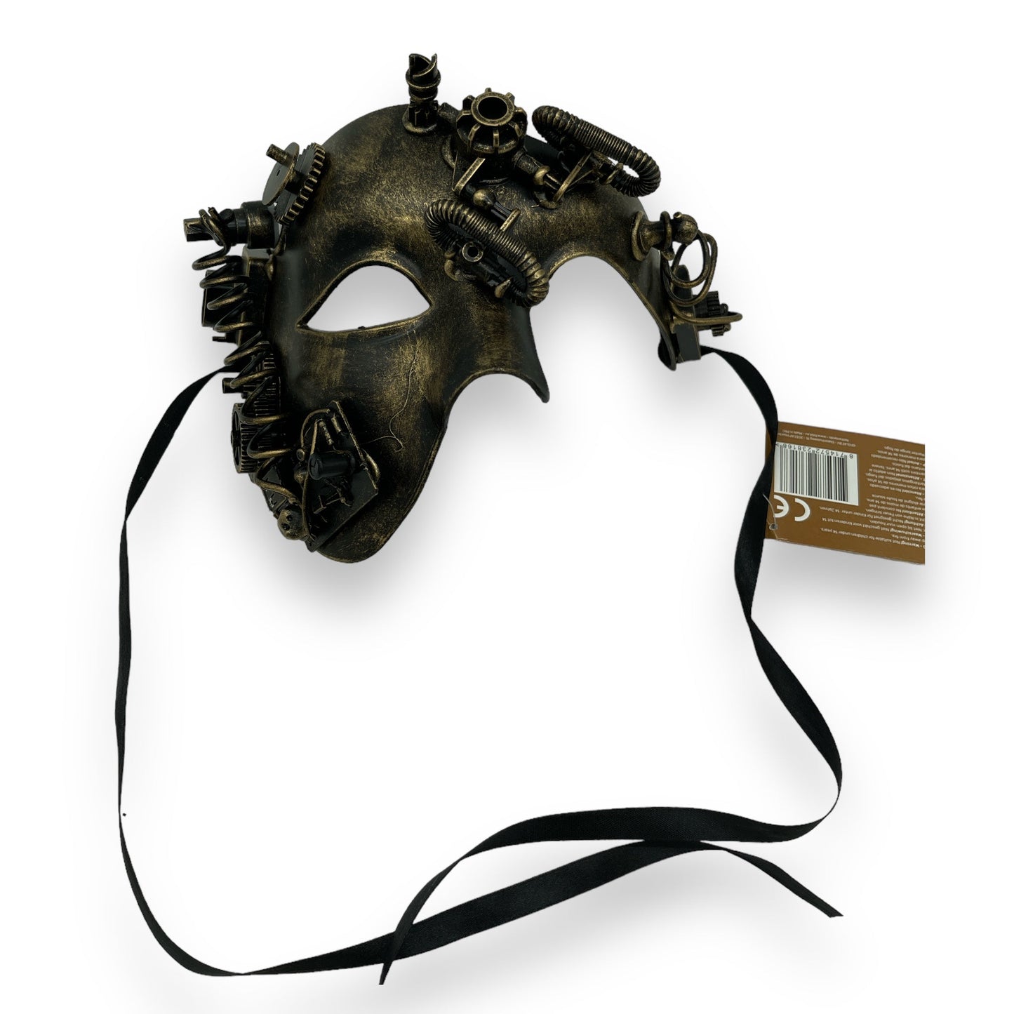 Kinky Pleasure - FT113 - Mask Phantom - Gold - 1 Piece