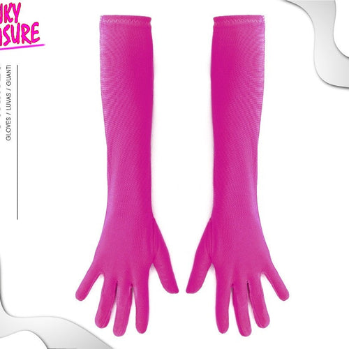 Kinky Pleasure - PL080 - Long Hand Gloves Soft - Pink