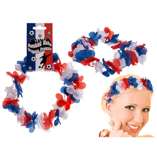 Kinky Pleasure - OB073 - Hawai French Flag Hair Band