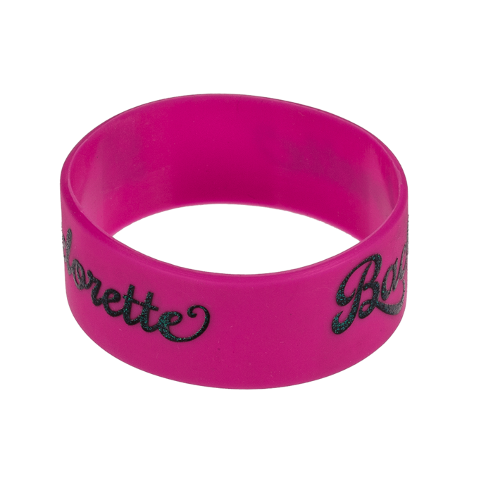 Kinky Pleasure - OB006 - Bracelet ''Bachalorette'' - Pink - Rubber - 10 Pieces