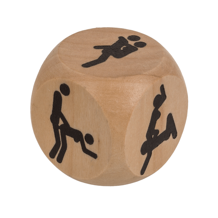 Kinky Pleasure - OB003 - Wooden Sex Dice - 30mm