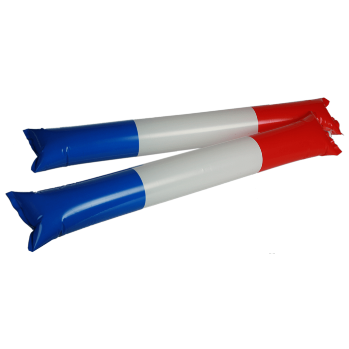 Timmy Toys - B012 - Blow Up French Flag Gossip Poles 2pcs - 1 Piece